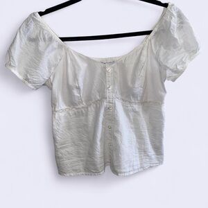 Hollister White Women's Top